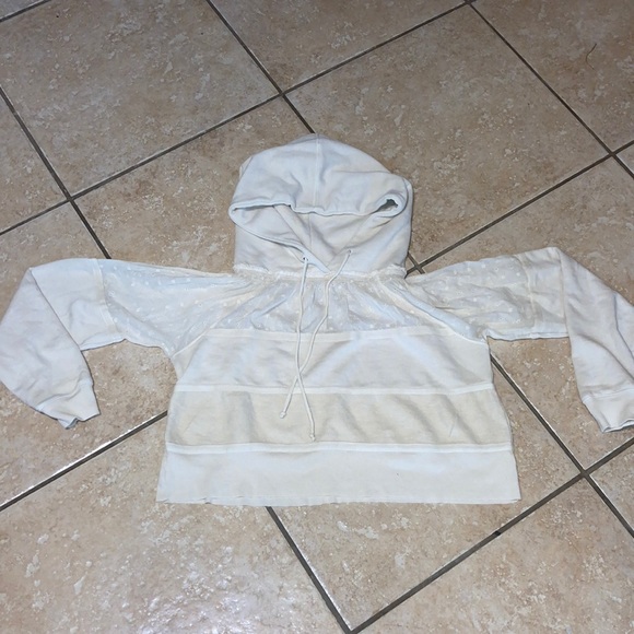 Free People Tops - Free People Crop Hoodie Size XS